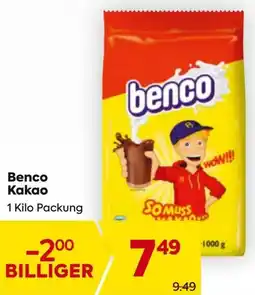 Billa Benco Kakao Angebot