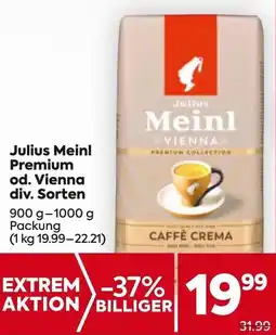 Billa Julius Meinl Premium od. Vienna Angebot