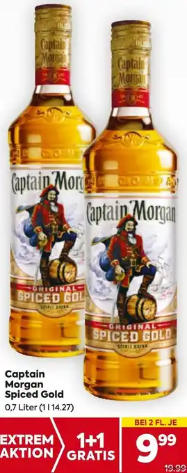 Billa Captain Morgan Spiced Gold Angebot