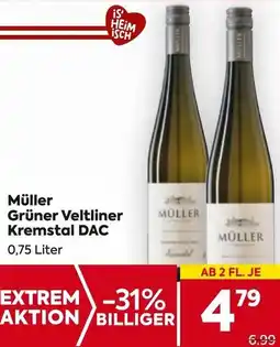 Billa Müller Grüner Veltliner Kremstal DAC Angebot