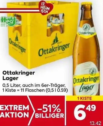 Billa Ottakringer Lager Angebot