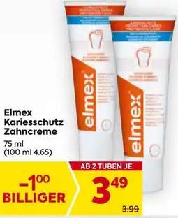 Billa Elmex Kariesschutz Zahncreme Angebot