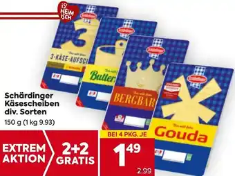 Billa Schärdinger Käsescheiben Angebot