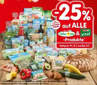 Interspar auf ALLE Natur pur& Vital Produkte Angebot