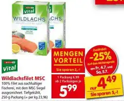 Interspar Vital Wildlachsfilet MSC Angebot