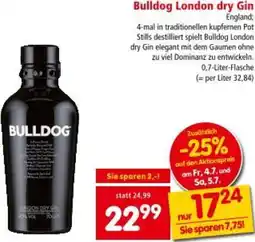 Interspar Bulldog London dry Gin Angebot
