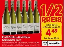 Interspar Pfaffl Schloss Bockfliess Gemischter Satz Angebot