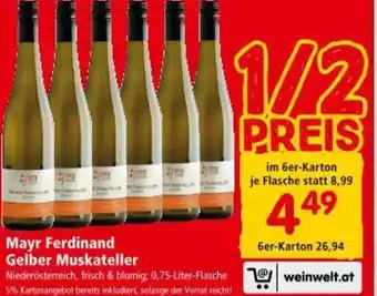 Interspar Mayr Ferdinand Gelber Muskateller Angebot