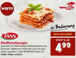 Interspar Rindfleischlasagne Angebot