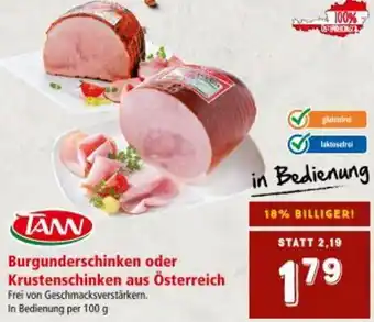 Interspar Burgunderschinken oder Krustenschinken aus Österreich Angebot