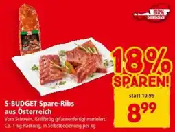 Interspar S-BUDGET Spare-Ribs aus Österreich Angebot