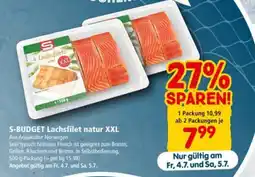 Interspar S-BUDGET Lachsfilet natur XXL Angebot