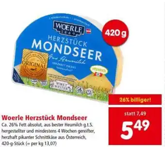 Interspar Woerle Herzstück Mondseer Angebot
