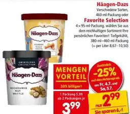 Interspar Häagen-Dazs oder Favorite Selection Angebot