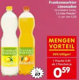 Interspar Frankenmarkter Limonaden Angebot