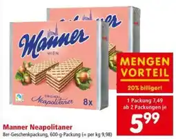 Interspar Manner Neapolitaner Angebot