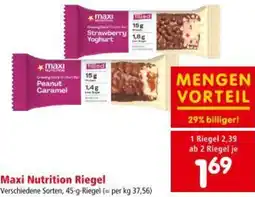 Interspar Maxi Nutrition Riegel Angebot