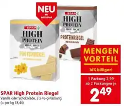 Interspar SPAR High Protein Riegel Angebot