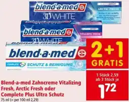 Interspar Blend-a-med Zahncreme Vitalizing Fresh, Arctic Fresh oder Complete Plus Ultra Schutz Angebot