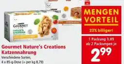 Interspar Gourmet Nature's Creations Katzennahrung Angebot