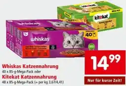 Interspar Whiskas Katzennahrung oder Kitekat Katzennahrung Angebot