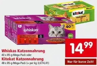 Interspar Whiskas Katzennahrung oder Kitekat Katzennahrung Angebot