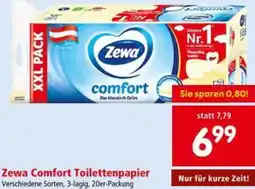 Interspar Zewa Comfort Toilettenpapier Angebot