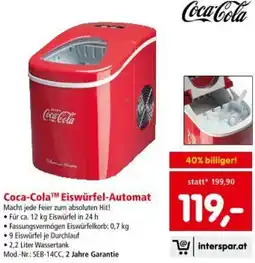 Interspar Coca-Cola™ Eiswürfel-Automat Angebot