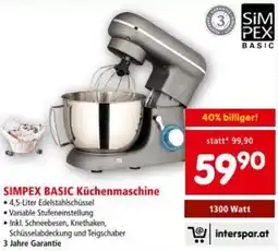 Interspar SIMPEX BASIC Küchenmaschine Angebot