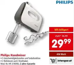 Interspar Philips Handmixer Angebot