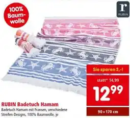 Interspar RUBIN Badetuch Hamam Angebot