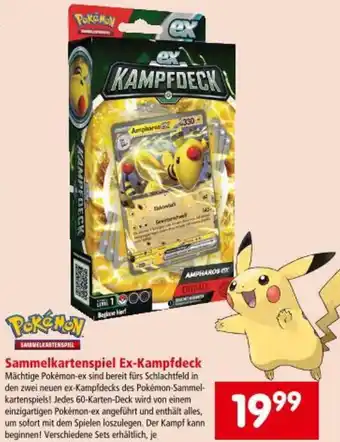 Interspar Sammelkartenspiel Ex-Kampfdeck Angebot
