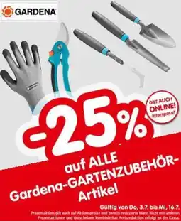 Interspar auf ALLE Gardena-GARTENZUBEHÖR- Artikel Angebot