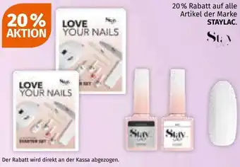 Müller auf alle Artikel der Marke STAYLAC. Angebot