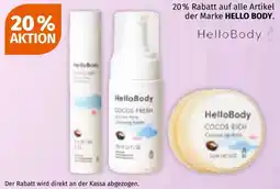 Müller auf alle Artikel der Marke HELLO BODY. Angebot