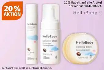 Müller auf alle Artikel der Marke HELLO BODY. Angebot