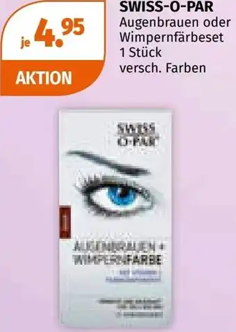 Müller SWISS-O-PAR Augenbrauen oder Wimpernfärbeset Angebot