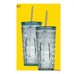 BayWa Trinkglas mit Halm, 500 ml 30395922 BayWa Angebot