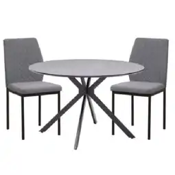 Mömax Set Esstisch„LUCA“ und 2x Stuhl „MIA“ 2687035401 + 0055014701 mömax Angebot