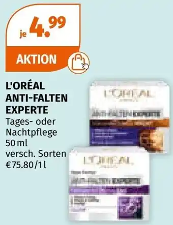 Müller L'oréal anti-falten experte Angebot