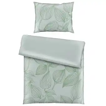 Mömax Satin-Bettwäsche „GREEN HOUSE“ 5959016202 mömax Angebot