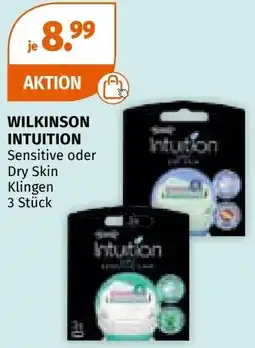 Müller WILKINSON INTUITION Sensitive oder Dry Skin Klingen Angebot