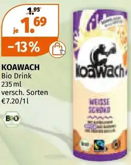 Müller KOAWACH Bio Drink Angebot