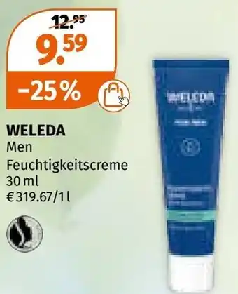 Müller WELEDA Men Feuchtigkeitscreme Angebot