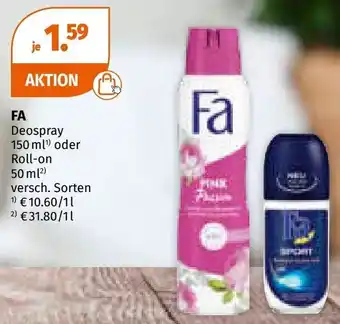 Müller FA Deospray Angebot