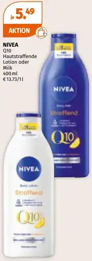 Müller NIVEA Q10 Hautstraffende Lotion oder Milk Angebot