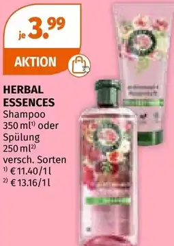 Müller HERBAL ESSENCES Shampoo Angebot