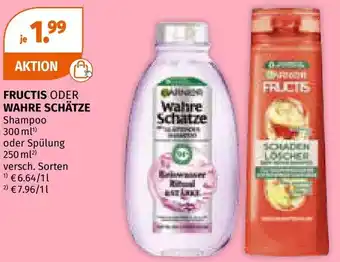 Müller Fructis oder wahre schätze shampoo Angebot