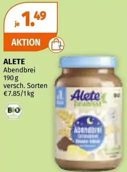 Müller ALETE Abendbrei Angebot