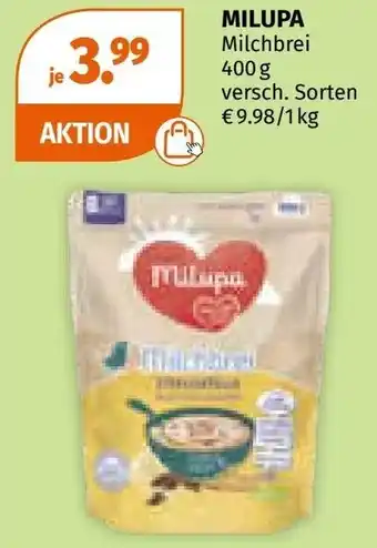 Müller MILUPA Milchbrei Angebot